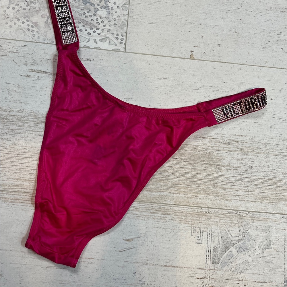 Victorias Secret Hot Pink Very Sexy Brazilian Panties Size Large - Picture 8 of 8